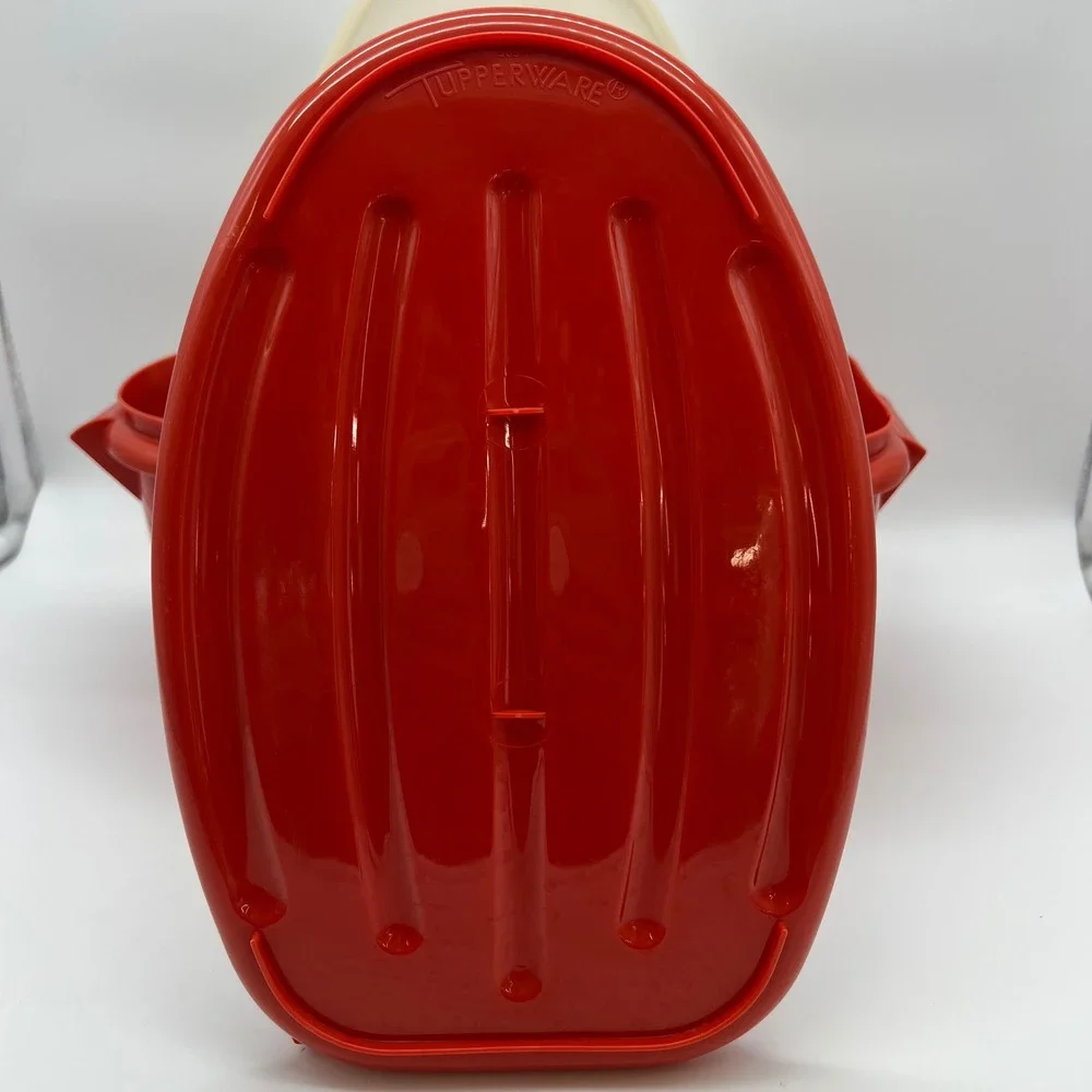 Tupperware Paprika Red Roast Flavor Saver 487 Lifter Tray Ham Turkey Chicken VTG